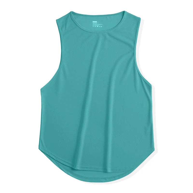 Men'S Gym Tank Top Fitness Sleeveless Running Sports T-Shirt Men Quick-Drying Training Bodybuilding Gym T-Shirt Men Male Vest