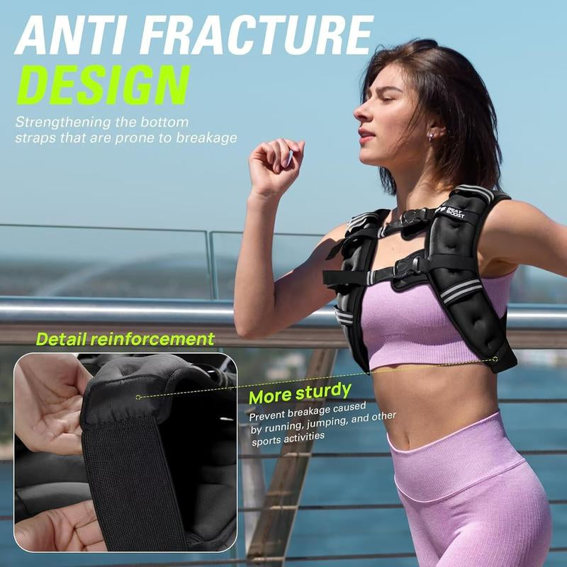 Weighted Vest for Women Men Beatboost 5 10 15 20 25 30Lb Weight Vest with Lronsand for Walking Strength Trainingrunning Workout