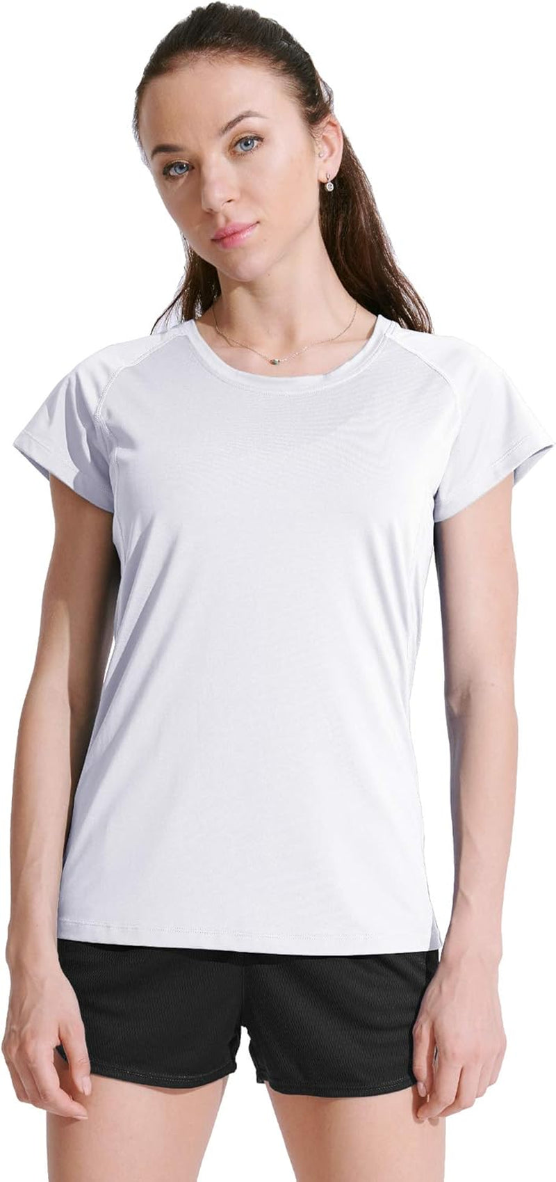 Women'S Workout Shirts for Running Yoga Tee Shirts Dry Fit Pack of 3