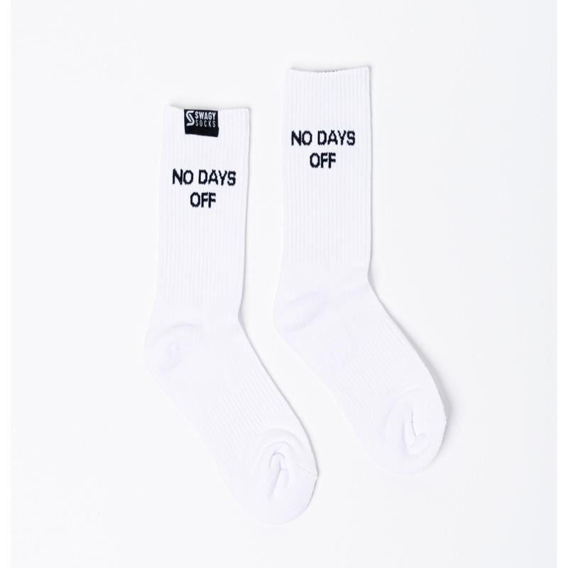 No Days off - Crew Workout Socks