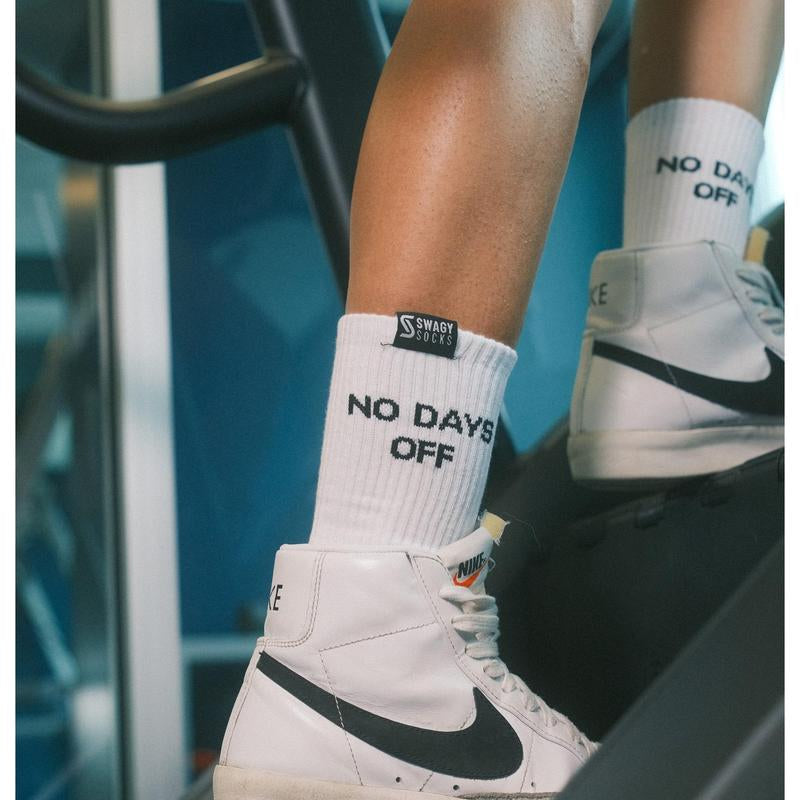 No Days off - Crew Workout Socks