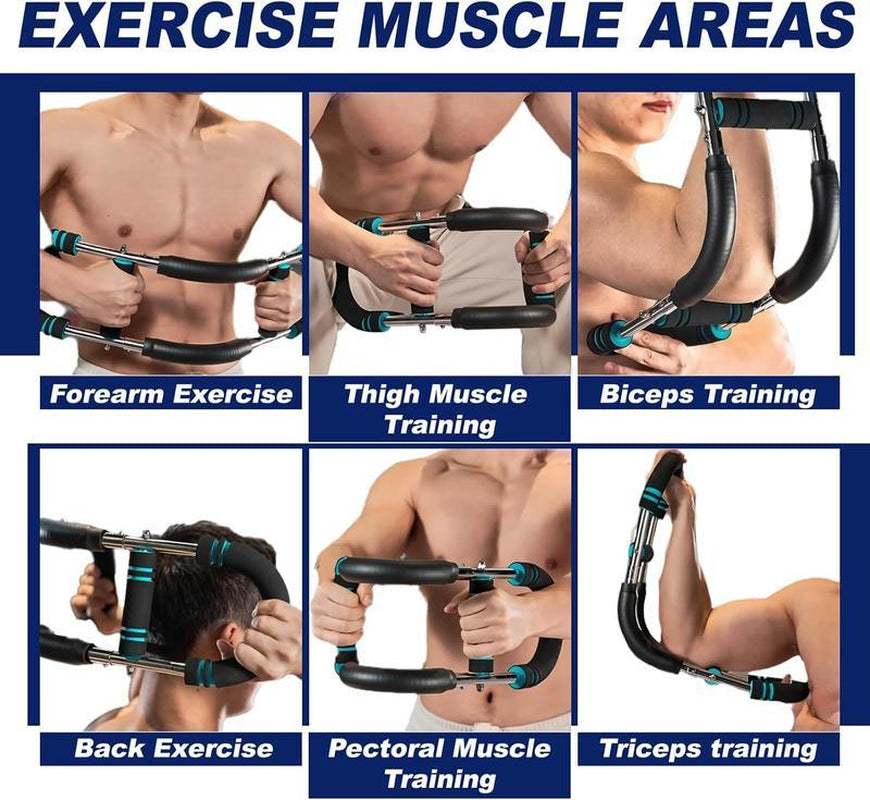 Arm Trainer | Workout | Chnest Workout | 2-In-1 Arm Strengthener with Adjustable Tension – Forearm/Chest Trainer, Portable Home Gym for Men