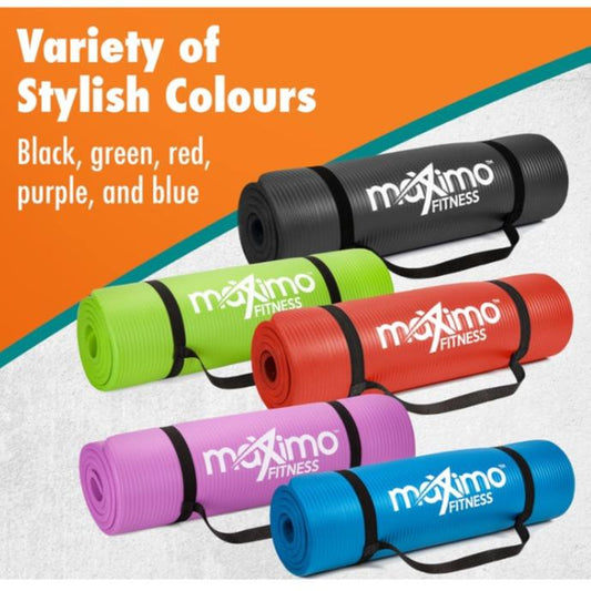 Maximo Yoga Fitness Mat Extra Thick Multipurpose Workout Mat (Meas: 72 X 24)
