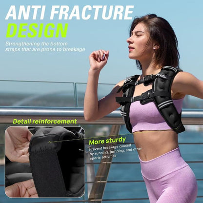 Weighted Vest for Women Men Beatboost 5 10 15 20 25 30Lb Weight Vest with Lronsand for Walking Strength Trainingrunning Workout