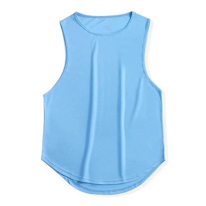 Men'S Gym Tank Top Fitness Sleeveless Running Sports T-Shirt Men Quick-Drying Training Bodybuilding Gym T-Shirt Men Male Vest
