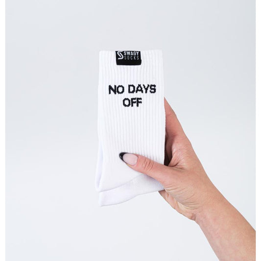 No Days off - Crew Workout Socks